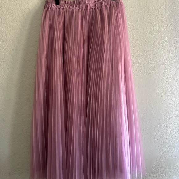 Morning Lavender rose colored skirt - Picture 2 of 5